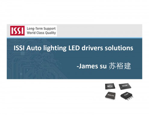 ISSI--Auto Lighting LED drivers solutions
